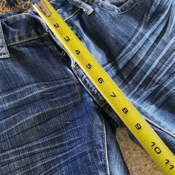 Guess Bootcut Rhinestone Like New Jeans Size 28 - Picture 6 of 13